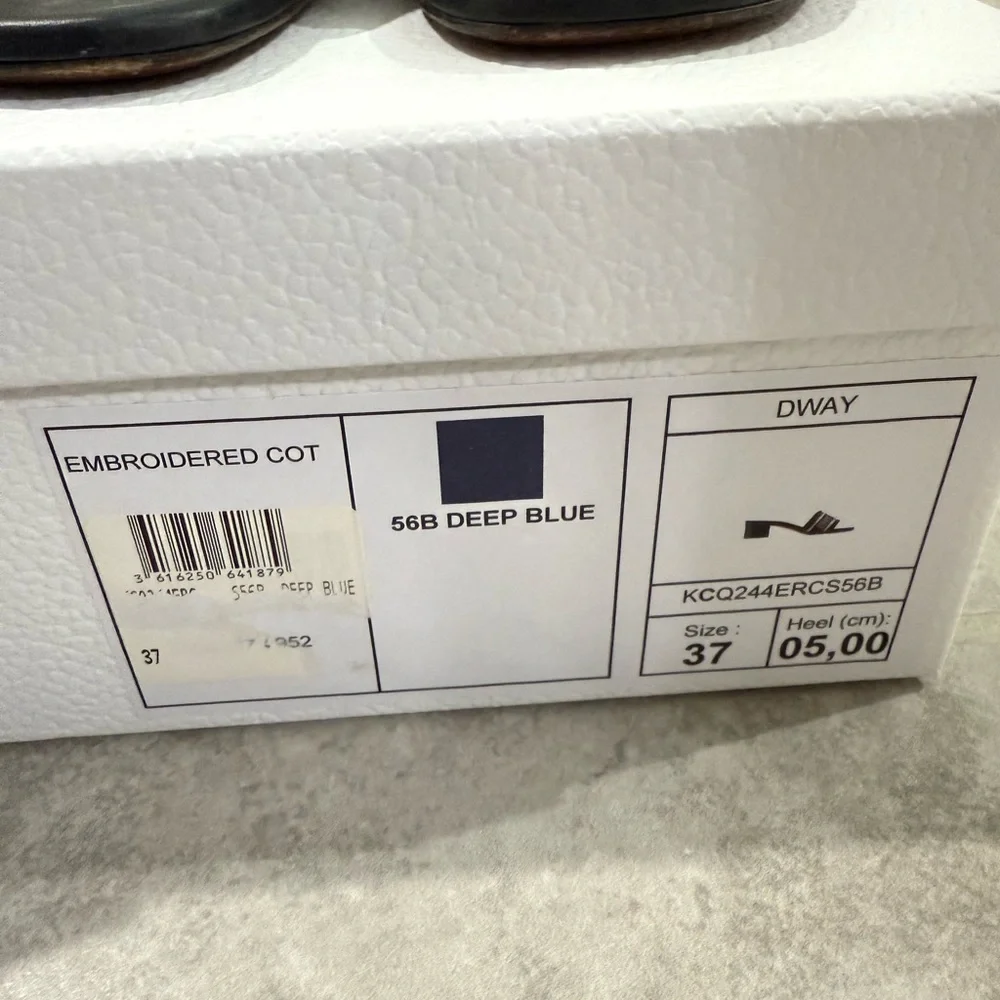 Dior dway heeled slide deep blue - Picture 5 of 5